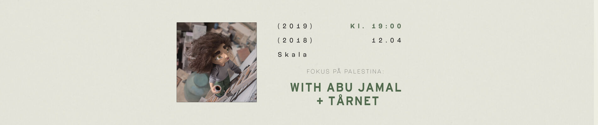 Søndagsfilm: Fokus Palestina | With Abu Jamal (2019) & Tårnet (2018)