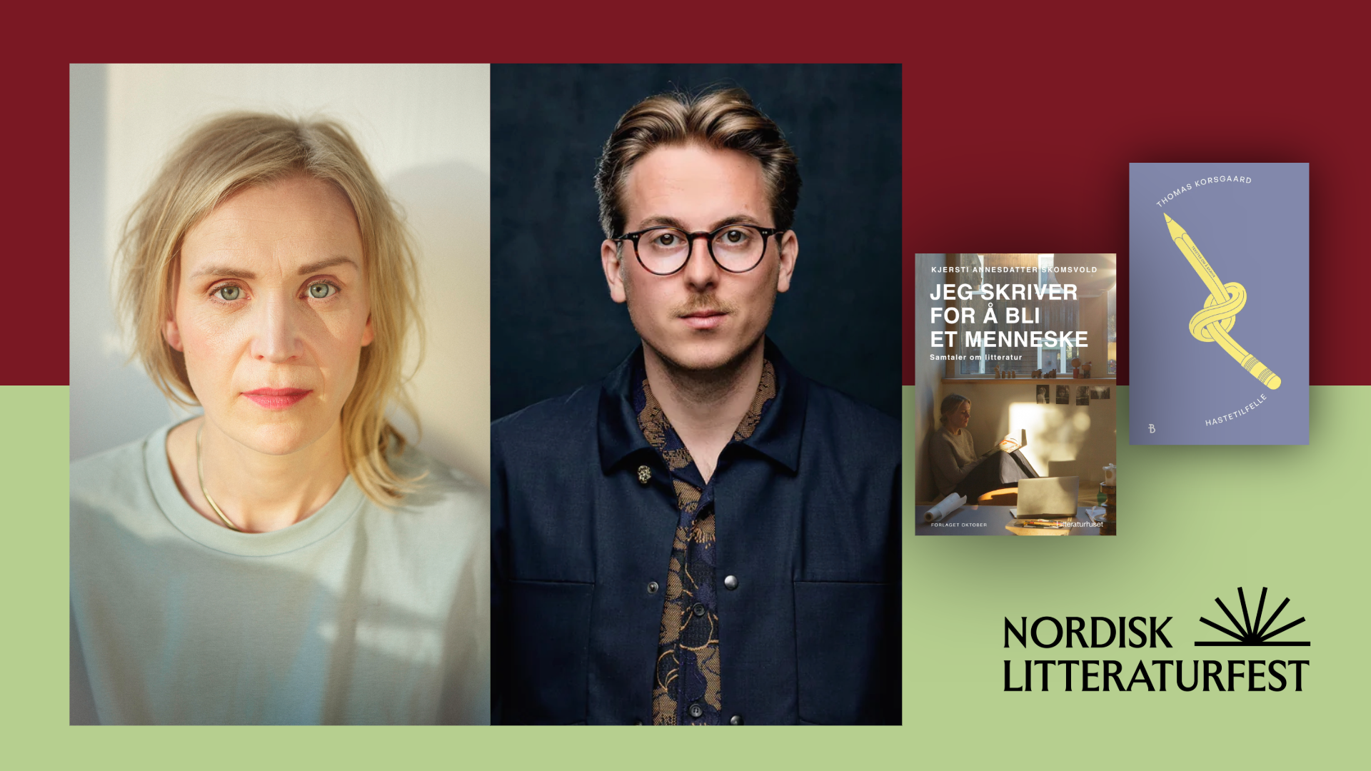 En samtale om litteraturens betydning med Thomas Korsgaard og Kjersti Skomsvold