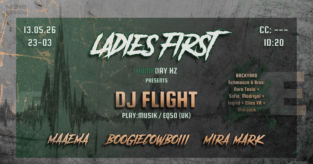 Ladies First (Natt til Himmelspretten): Boogiecowboiii + Maaema + DJ Flight + Mira Mark