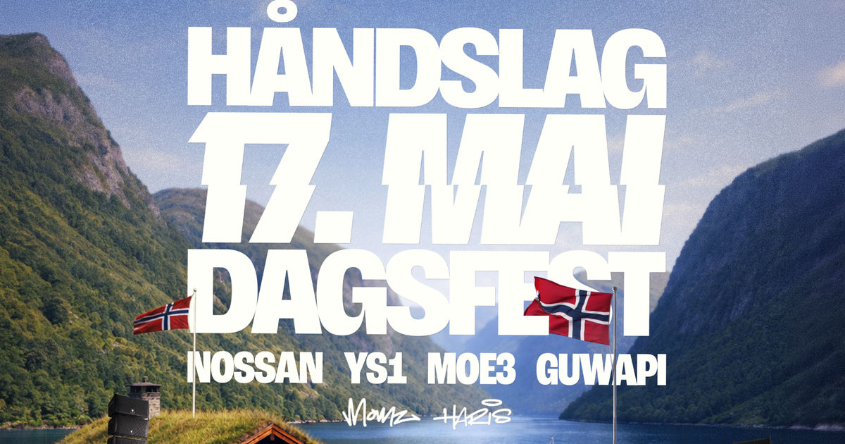 🇳🇴 HÅNDSLAG 17. MAI DAGSFEST 🇳🇴