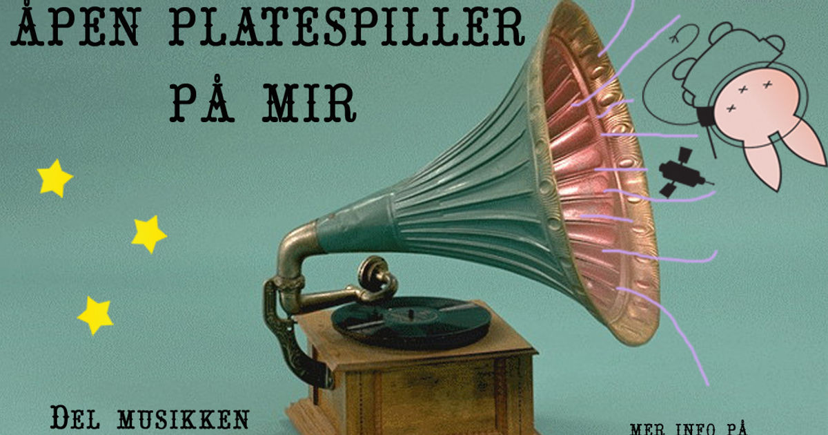 Åpen platespiller på MIR!!!