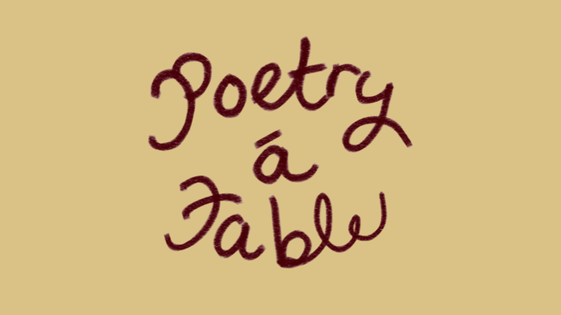 Poetry à Table — der ord og stemning møtes