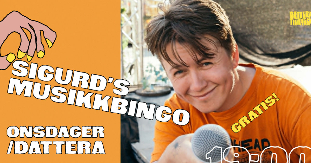 Musikkbingo med Sigurd - Hver onsdag!