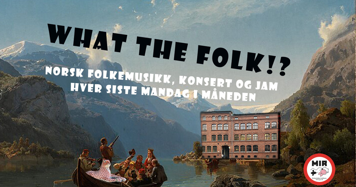 What The Folk !!? # med JAM, utesrvering og BBQ !!!