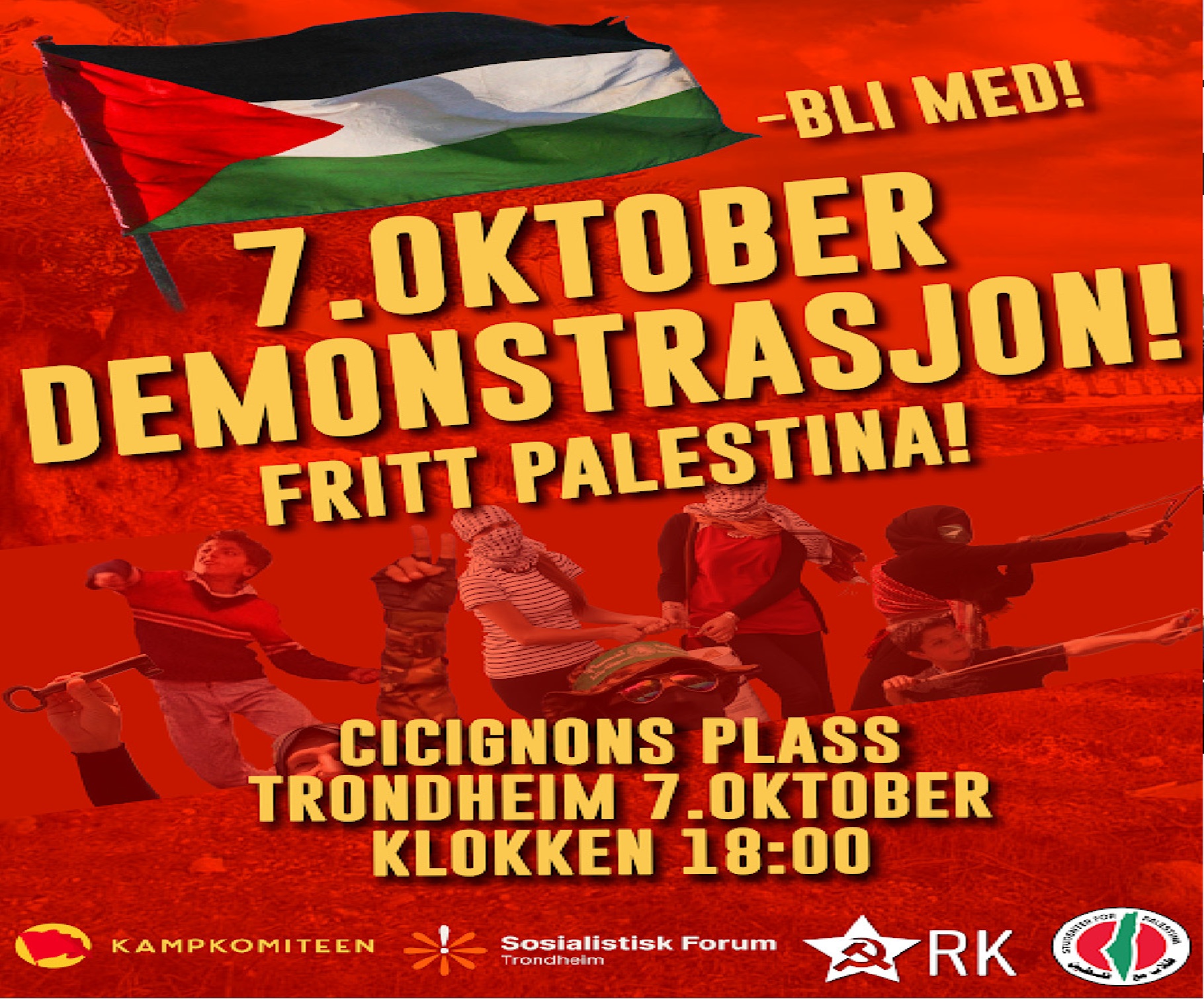 Stopp folkemordet i Palestina