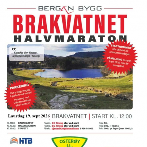 Bergan Bygg Brakvatnet Halvmaraton 2026