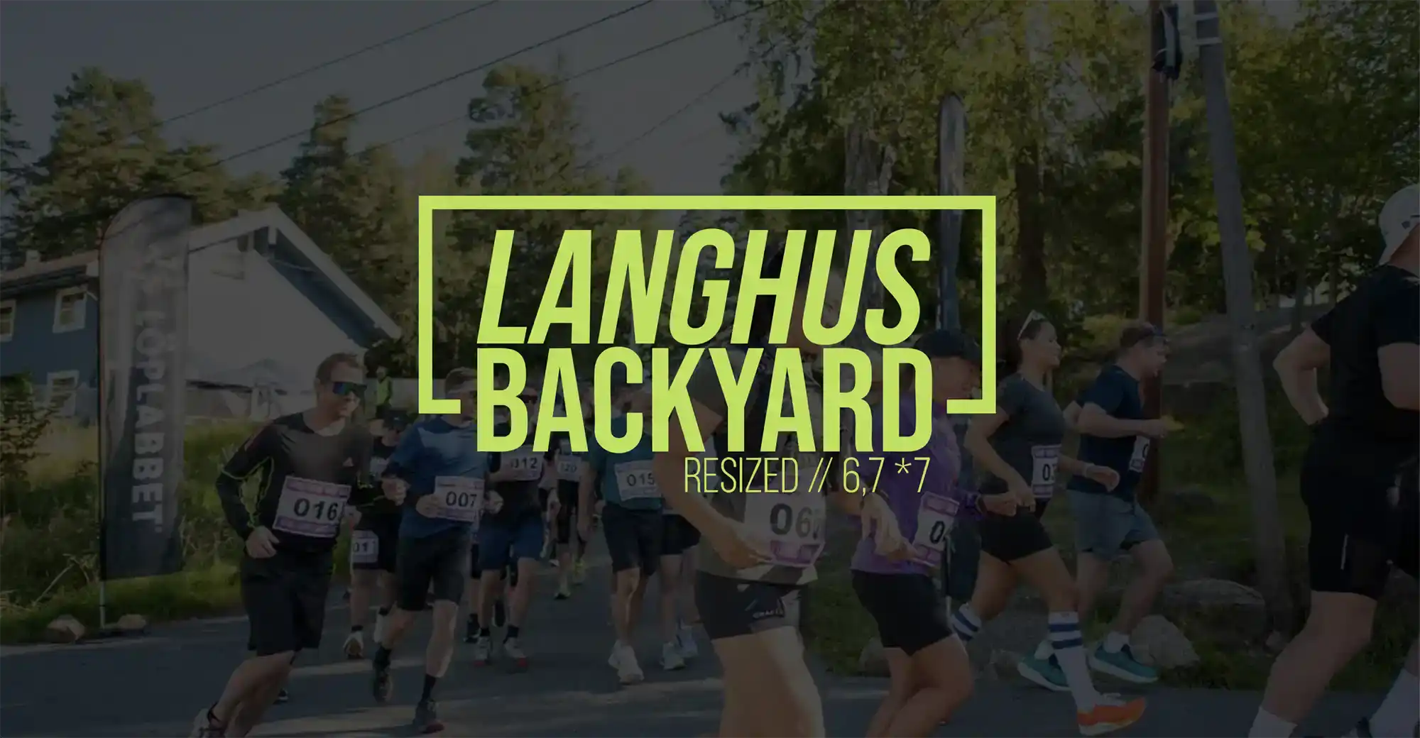 Langhus backyard