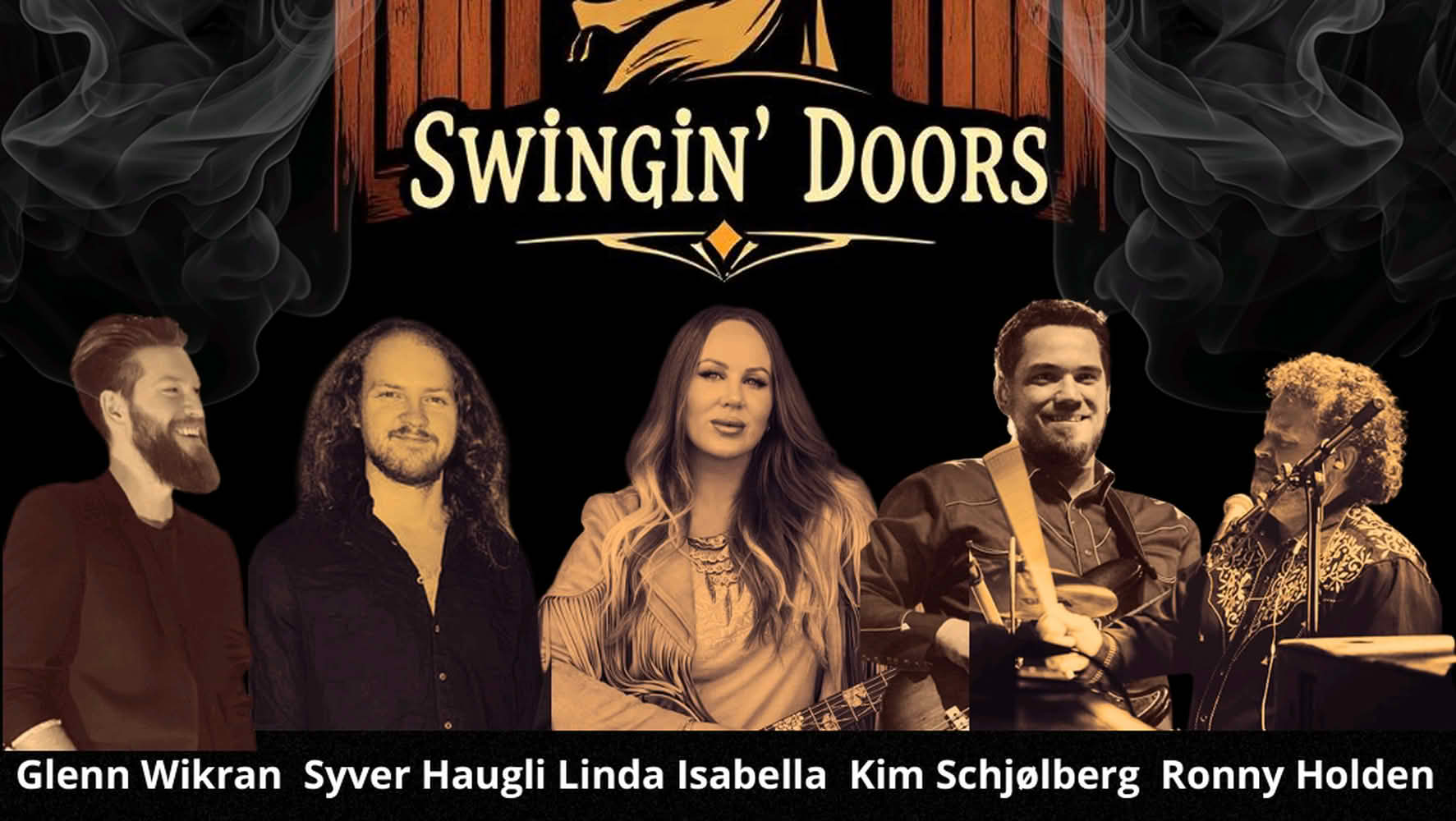 Konsert med Swingin` Doors og Linda Isabella Elden